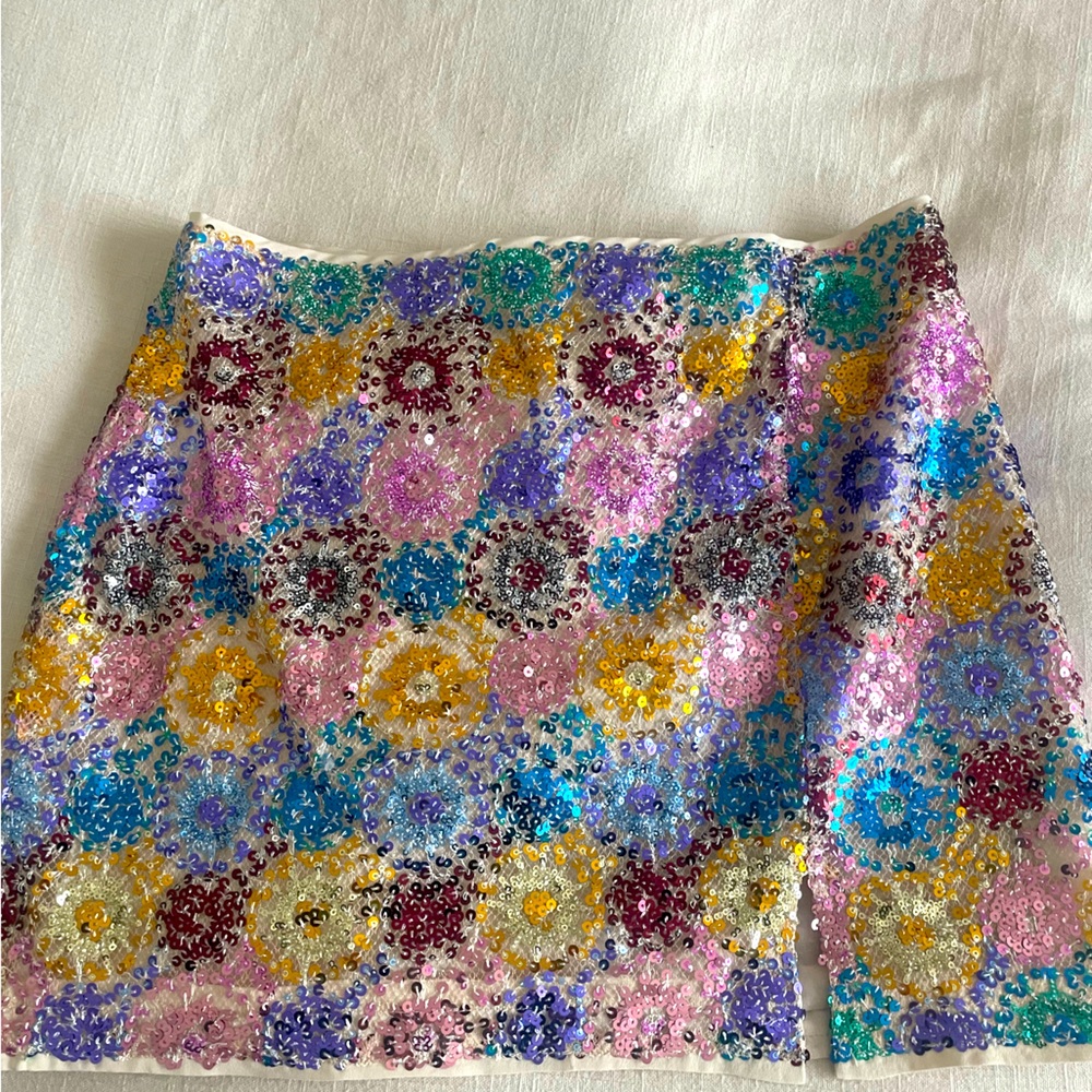 12thTribe Dynamo Sequin Mini Skirt